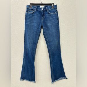 Current Elliott Raw Hem Bootcut Jeans Size 26